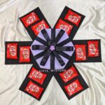 ROTATING TEDDY WITH KITKAT & DAIRY MILK CEB (BIG SIZE) By GiftsMyStore